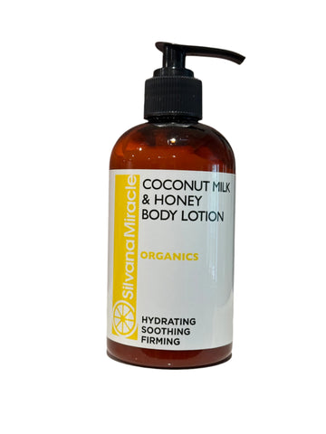 Coconut Milk and Honey Body Lotion / Hydrating / Soothing / Calming / Repairs sun damage 8 oz